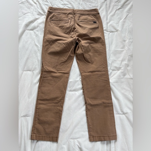 Hollister California Men’s Tan Chino Pants Size 29x30 - Slim Straight Khakis - Picture 5 of 6